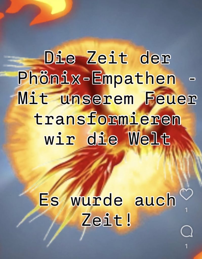 Die Zeit der Phönix-Empathen hat begonnen